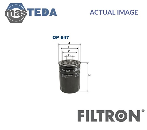 Op647 engine oil filter - op647,