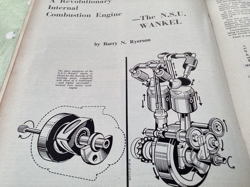 Nsu wankel engine - engine, motorcycle