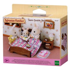 SYLVANIAN Families Semi - Double Bed Dolls Furniture 5019