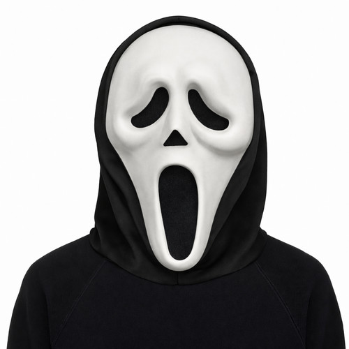 Horror ghost mask - ghost, with