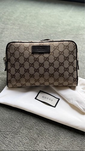 Gucci canvas belt - gucci,