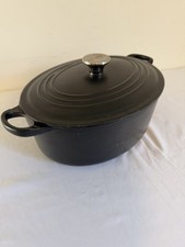 Le Creuset 29 Lidded Black