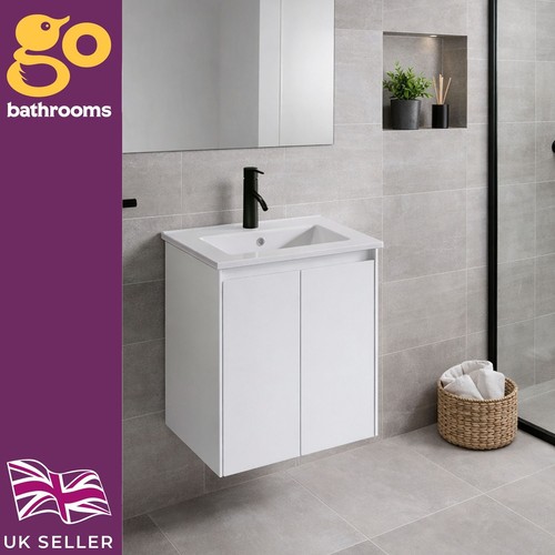 500mm matt white wall - white,