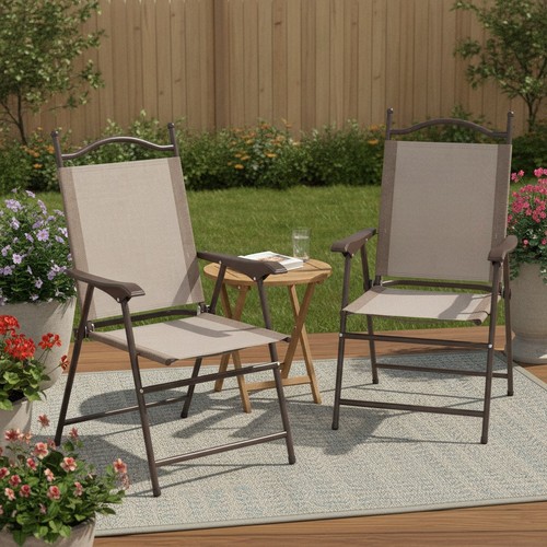 Folding garden chairs set - folding, of
