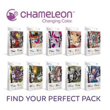 Chameleon Colour and Blending System Marker Pen and Color Tops