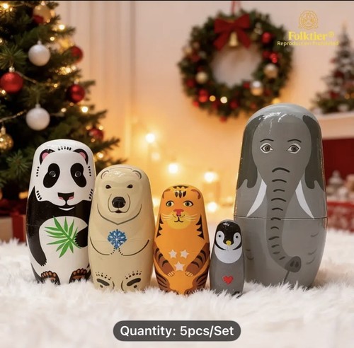 Russian wooden nesting dolls - russian,