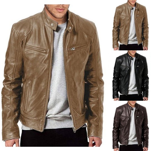 Men punk style leather - punk,