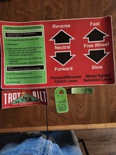 Troy Bilt Horse Tine Hood Decal  Master Kit