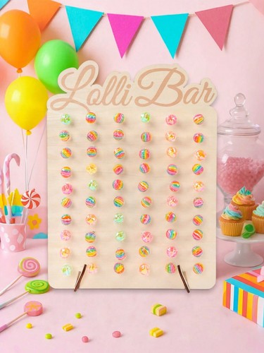 Hole wooden lollipop - hole,