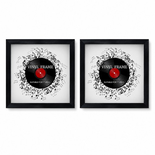 Set vinyl record frames 7 - vinyl,