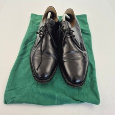 SAMUEL WINDSOR Shoes UK 9 Black Men's Leather Handmade Derby Formal Classic