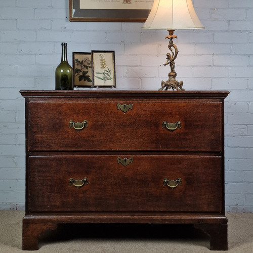 Antique oak chest drawers - antique,