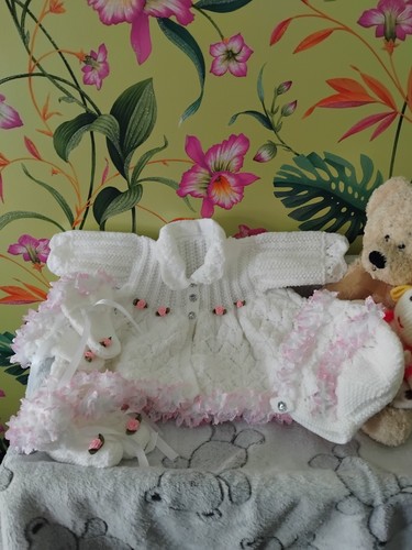 Hand knitted baby - , girls