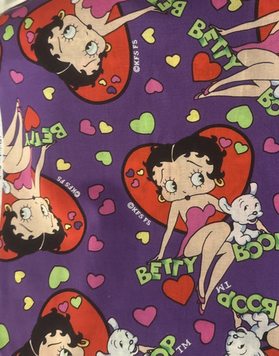 Vintage betty boop fabric - vintage,