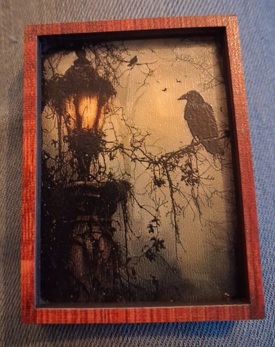 Dolls house large wooden - house, raven