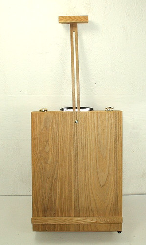Wooden travel easel art box - easel, /
