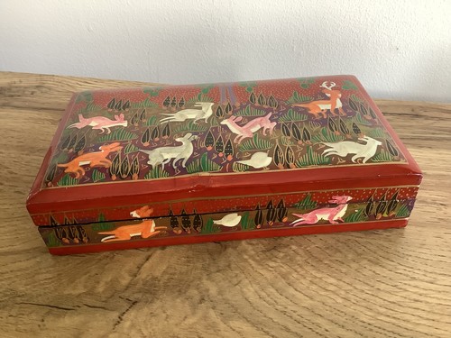 Vintage paper mache lacquer - vintage,
