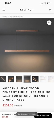 Modern wooden pendant light - wooden,