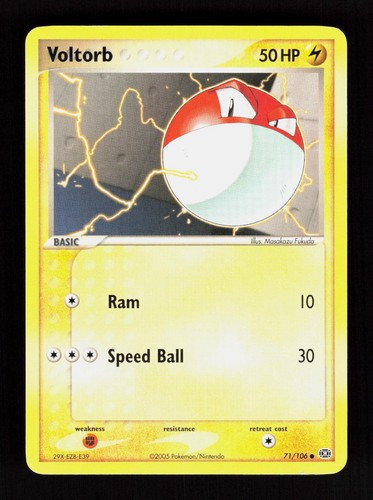 Pokemon voltorb 106 emerald - voltorb,