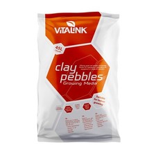 Vitalink Clay Pebbles Mix - VARIOUS SIZES - Hydroponics - PLAIN BAG