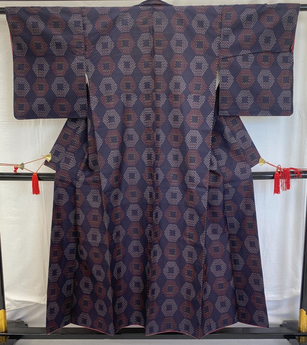 Japanese vintage kimono silk - japanese,