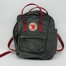 Fjallraven Unisex Kanken Classic Gray Red Geniune Book Outdoor Backpack