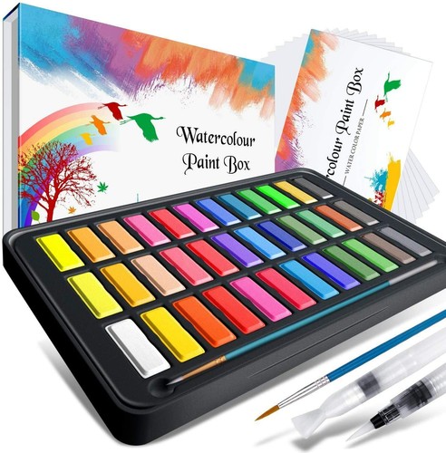 Watercolour paint box piece - box, 48