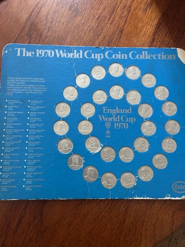 Esso world cup 1970 - cup, coins