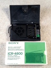 Sony ICR-4800 Vintage Pocket AM SW Personal Radio Made in Japan Boxed With Case