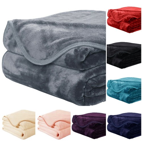 Faux fur throw blanket luxury - faux,