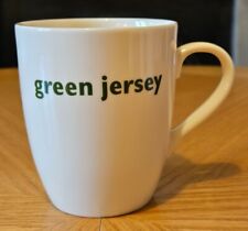 BIG TOMATO COMPANY CREAMWARE MUG TOUR DE FRANCE GREEN JERSEY CYCLING HORNSEYS