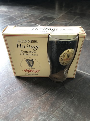 Guinness heritage pint glasses - pint,