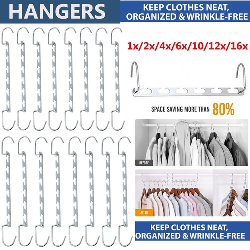 Space saver clothes hangers - clothes,