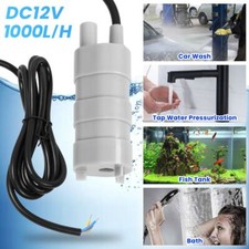 12V Submersible Water Pump 18W Caravan Motorhome Camping Garden Water Pump
