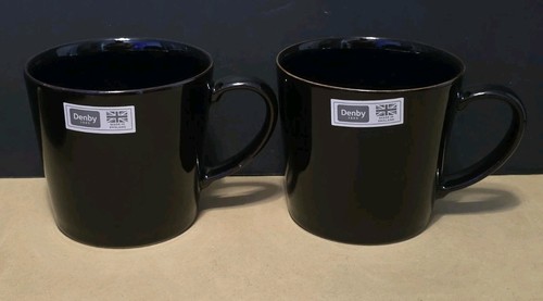 Denby black glossy large - glossy,