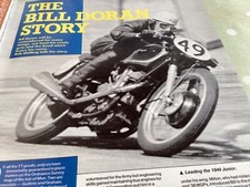BILL DORAN AJS 7R GEORGE Wright Wolf Graham MONNERET MOTORCYCLE MAGAZINE ARTICLE