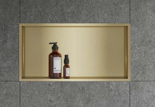 Recess shower niche - recess, shelf