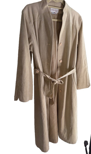 Vtg ultrasuede suede trench - vtg,