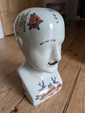 Tattoo Phrenology Head -