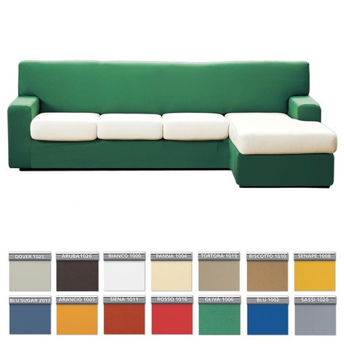 Sofa cover with chaise longue - sofa,