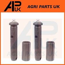 2x Splined Arm Steering Pin & Bush Set Kit for Fordson Major Power Super Tractor