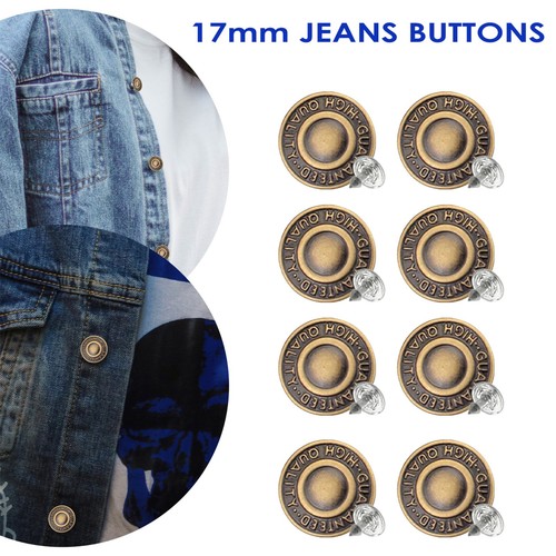 17mm hammer jeans buttons - jeans,