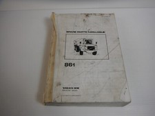 Volvo BM Spare Part Catalogue 861 Truck Vintage Sweden 1991