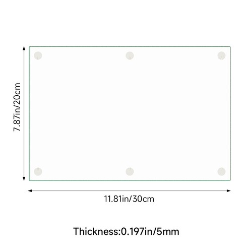 Tempered glass chopping board - tempered,