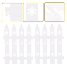  10 Pcs Fences for Yard Fencing Party Decorations Garden Decorative