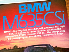 BMW M635 CSi E24 at LAUNCH -