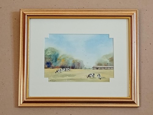 Beautiful watercolour cows - ",