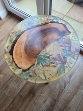 Italian walnut wood with epoxy