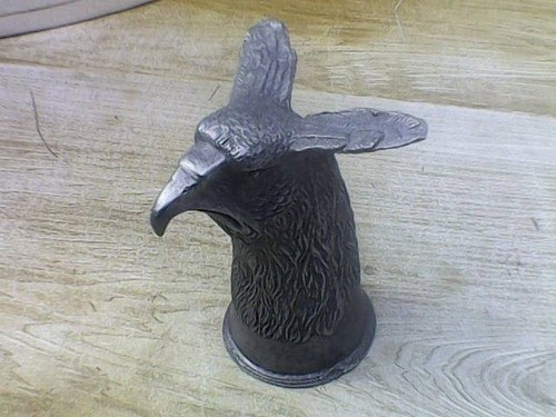 Vintage pewter stirrup - pewter,