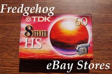 TDK P5-60 HS  HIGH QUALITY VIDEO 8 / 8mm / Hi8 CAMCORDER TAPE / CASSETTE